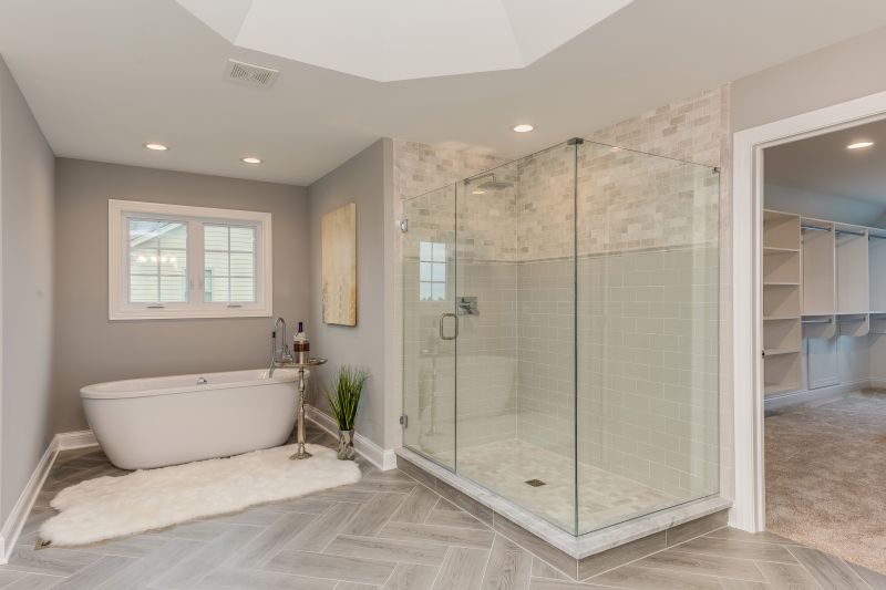 Walk-In Shower with Clear Glass